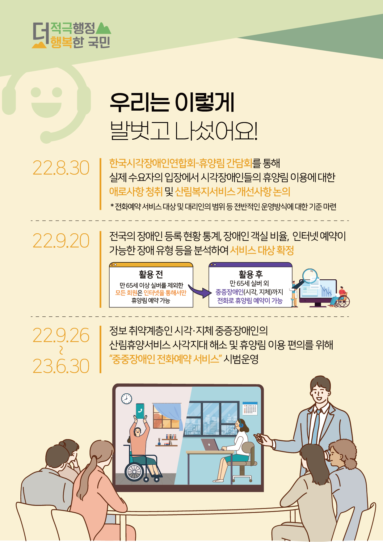 국립자연휴양림관리소 정부혁신 적극행정 사례 카드뉴스 제작 관련사진3